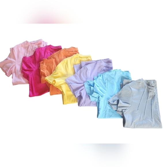 None Other - Colorfu Pintuck T-Shirt Collection